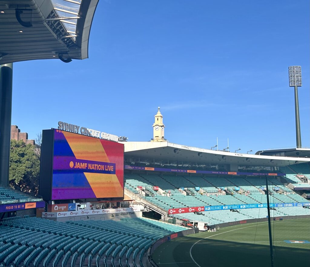 Sydney Cricket Ground Jamf Nation Live Event 2024